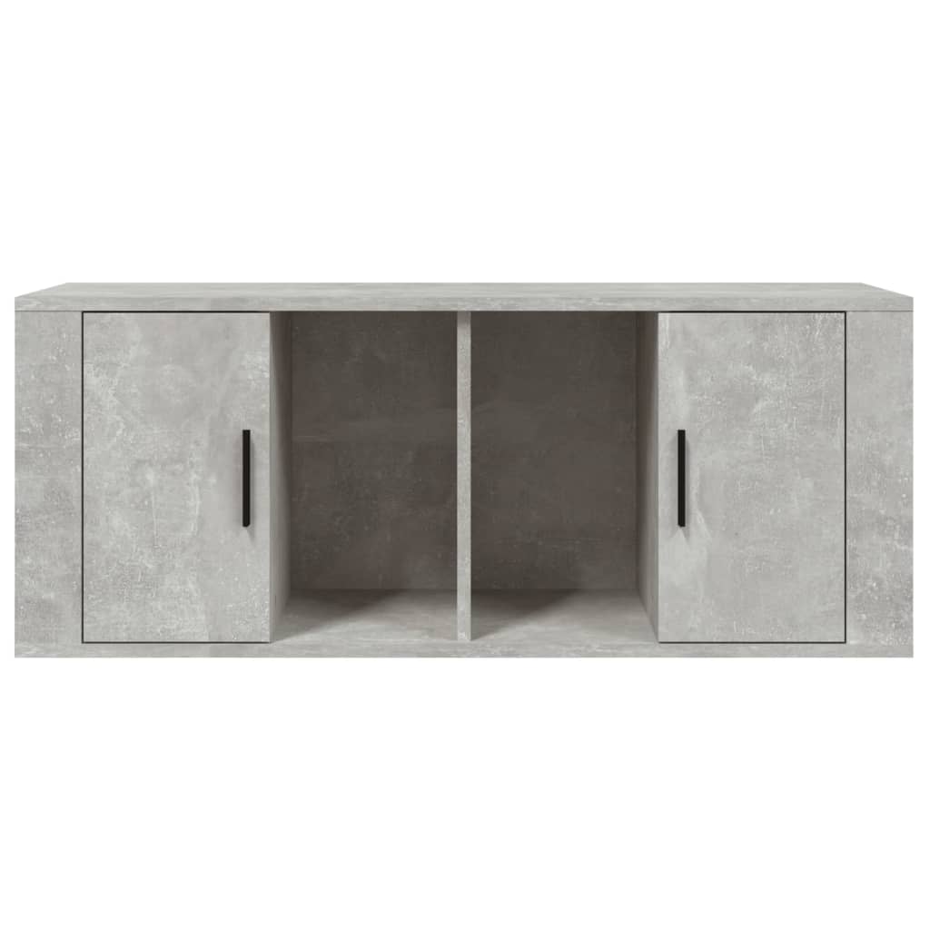 TV ormarić boja betona 100 x 35 x 40 cm od konstruiranog drva