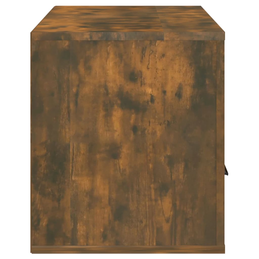 TV ormarić boja dimljenog hrasta 100x35x40 cm konstruirano drvo