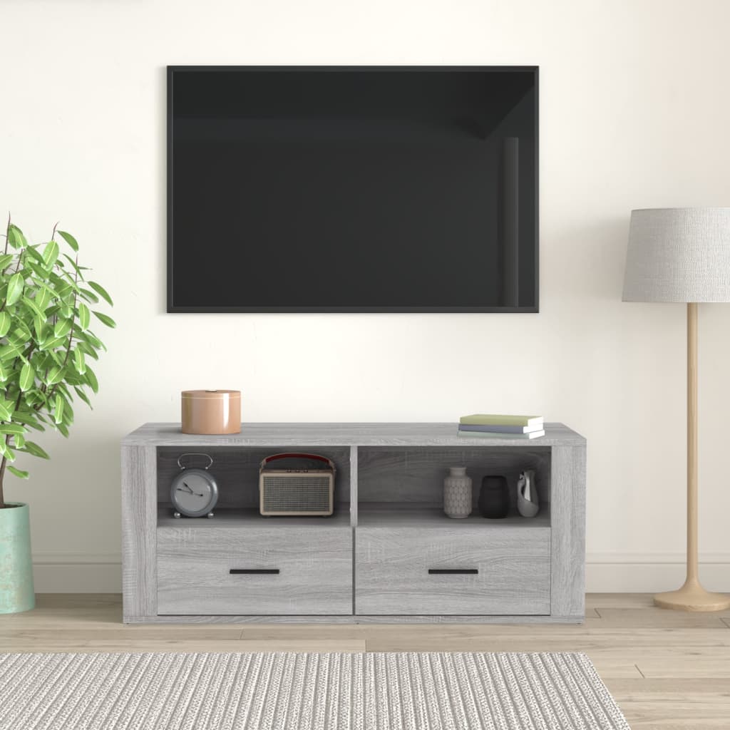TV ormarić boja hrasta sonome 100x35x40 cm konstruirano drvo
