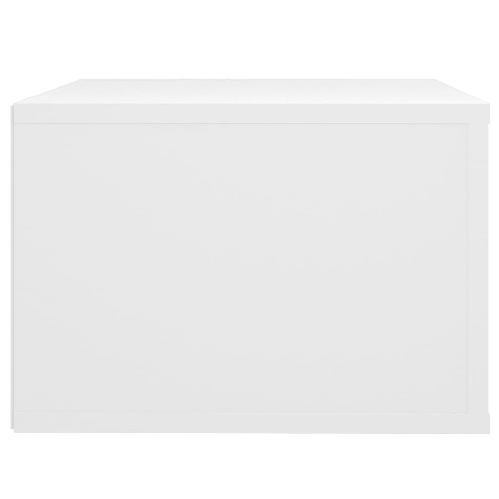 Zidni noćni ormarići 2 kom bijeli 50 x 36 x 25 cm