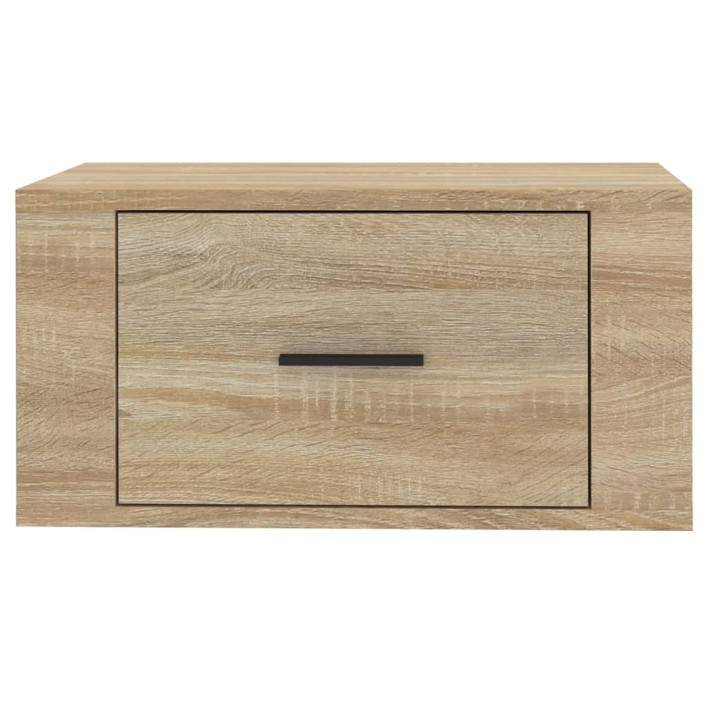 Zidni noćni ormarići 2 kom boja hrasta sonome 50x36x25 cm