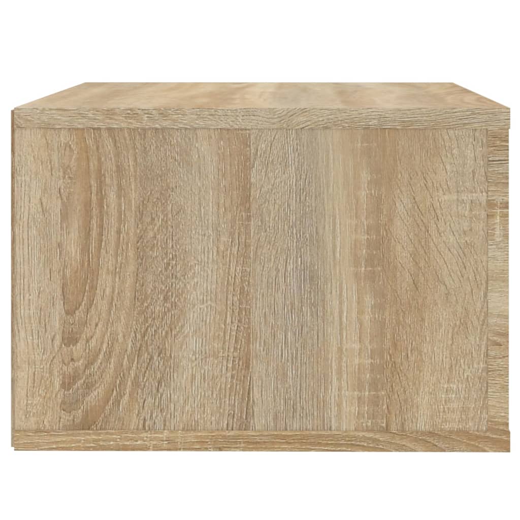 Zidni noćni ormarići 2 kom boja hrasta sonome 50x36x25 cm