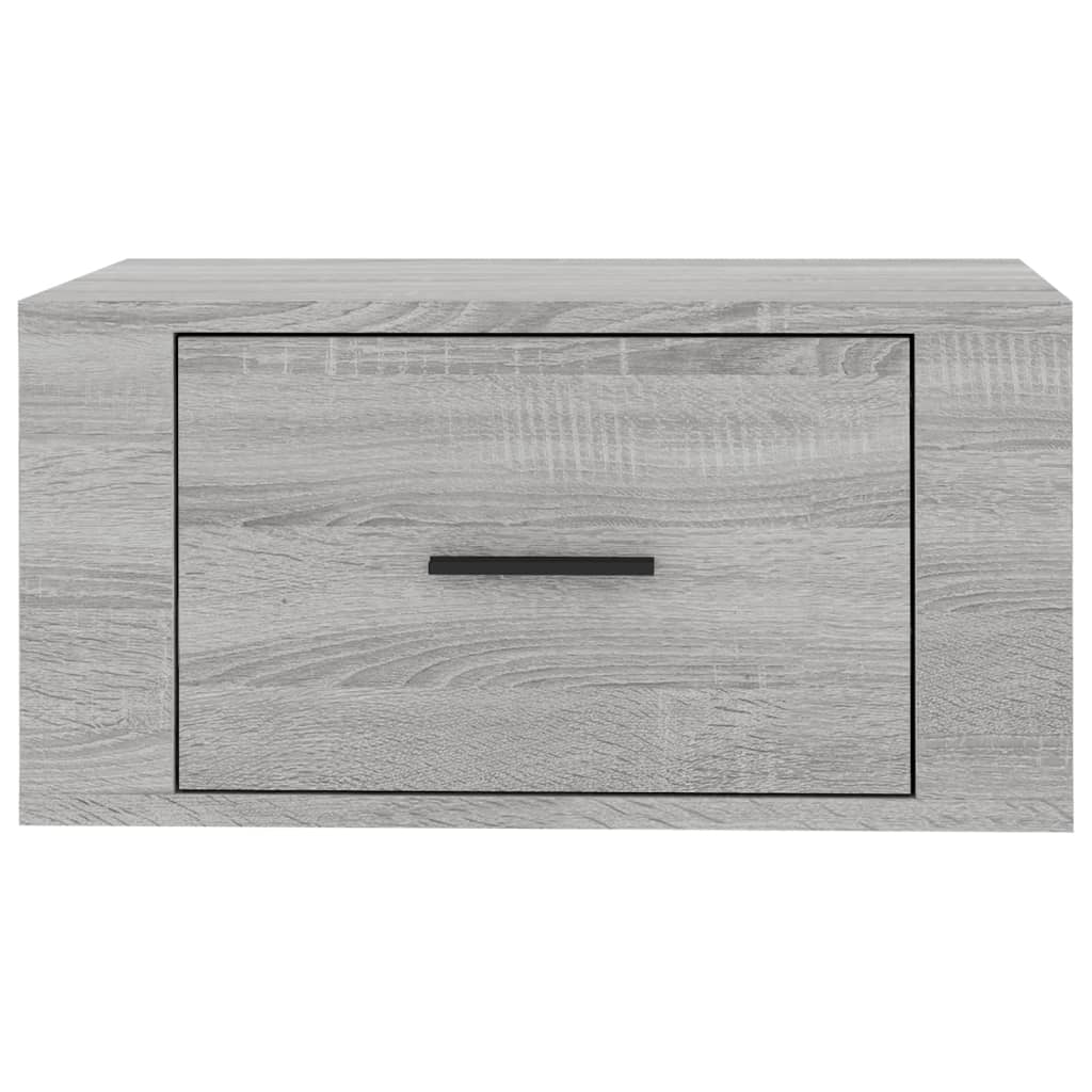 Zidni noćni ormarići 2 kom Boja sivog hrasta sonome 50x36x25 cm