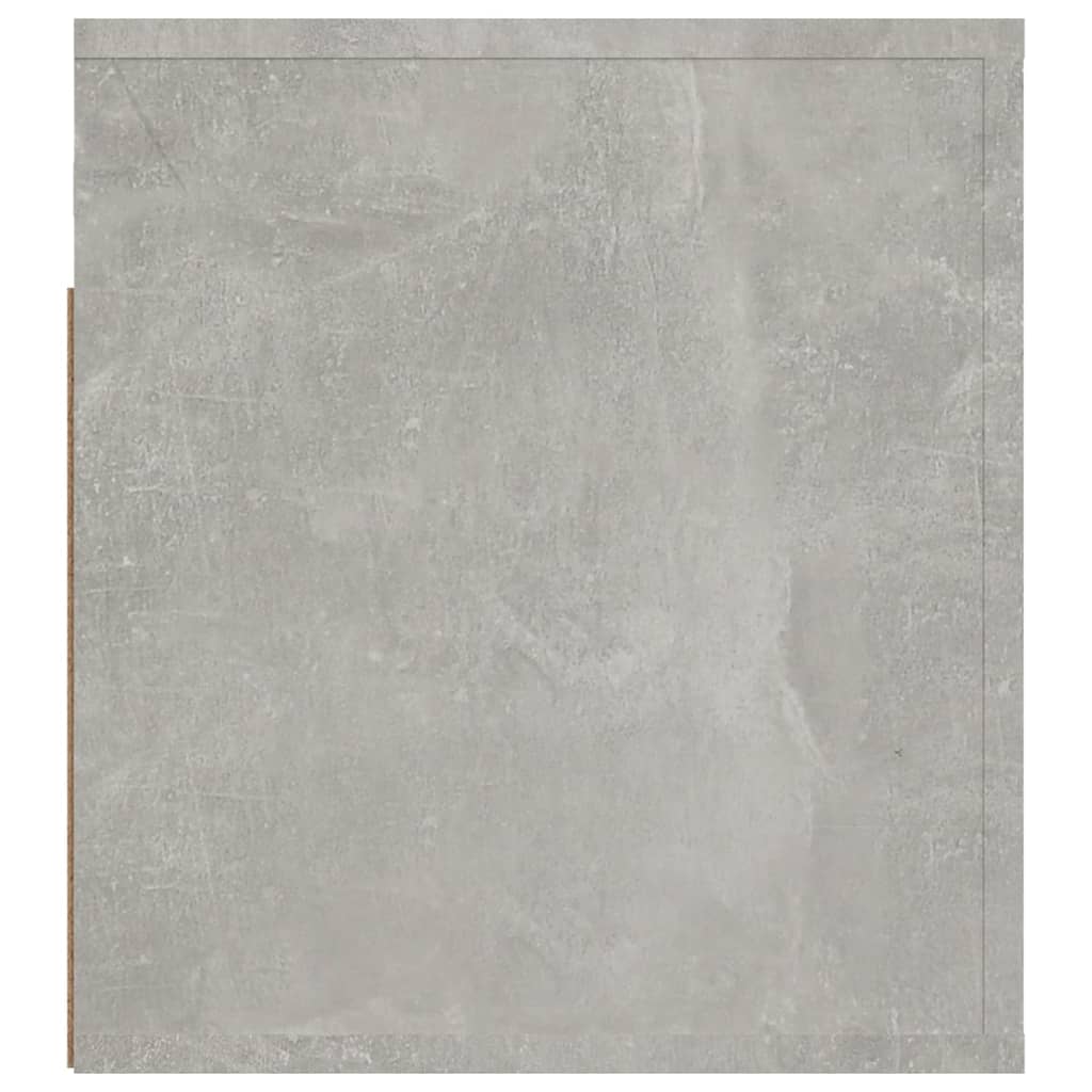 Zidni noćni ormarići 2 kom siva boja betona 50x36x40 cm