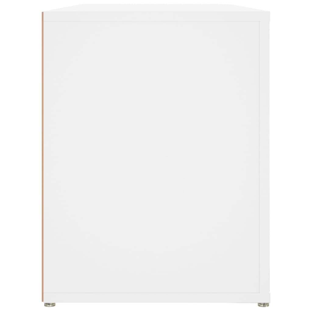 Stalak za cipele bijeli 100 x 35 x 45 cm od konstruiranog drva