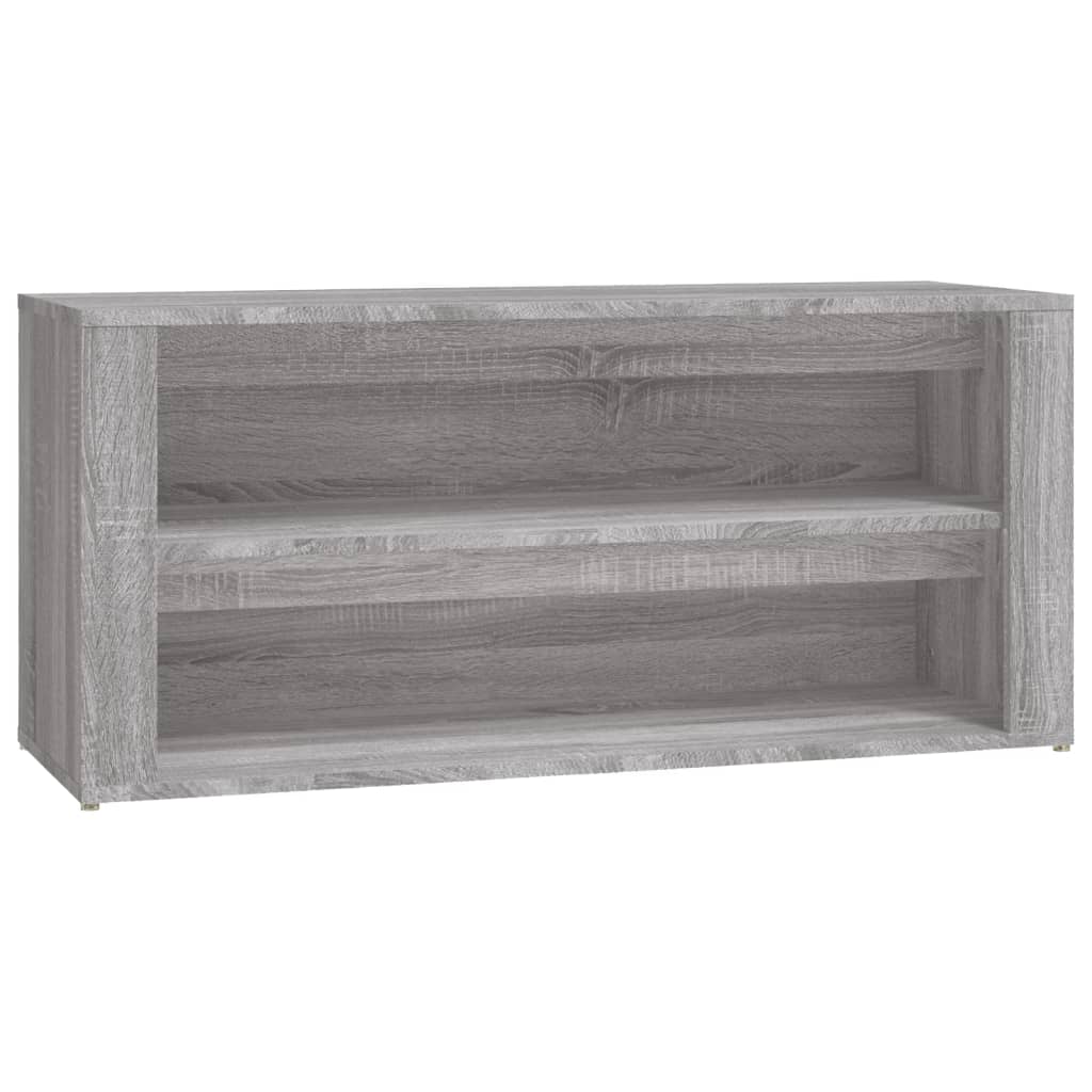 Stalak za cipele boja hrasta 100 x 35 x 45 cm konstruirano drvo