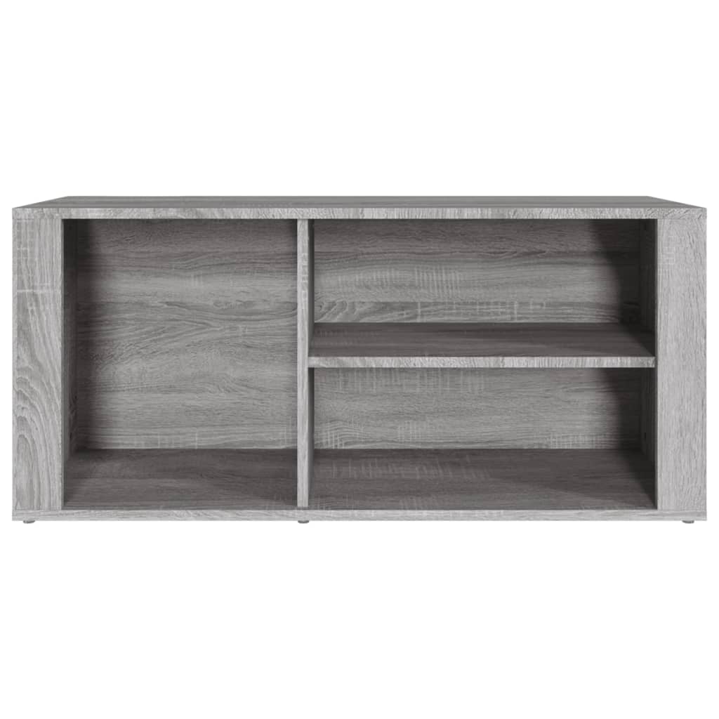 Ormarić za cipele sivi hrast 100x35x45 cm konstruirano drvo