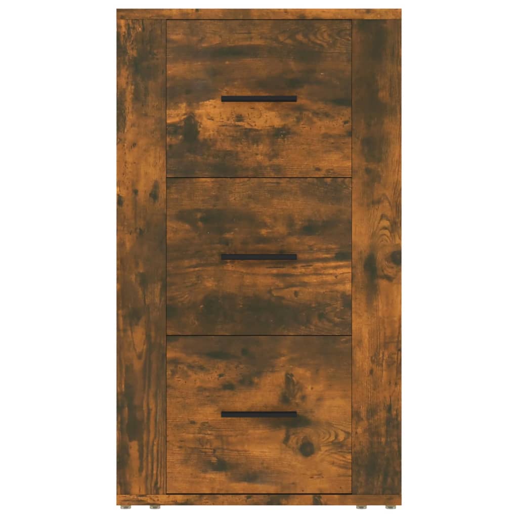 Komoda boja dimljenog hrasta 40 x 33 x 70 cm konstruirano drvo