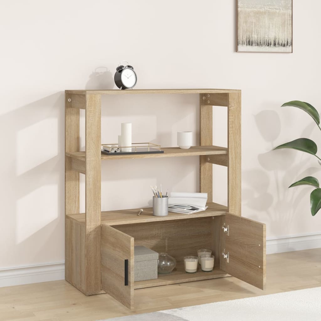 Komoda boja hrasta sonome 80x30x90 cm konstruirano drvo
