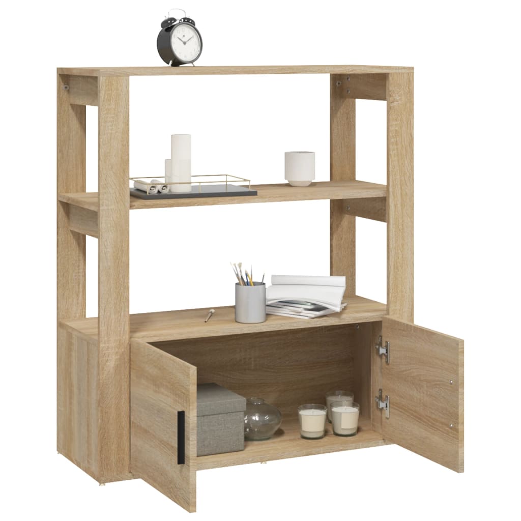 Komoda boja hrasta sonome 80x30x90 cm konstruirano drvo