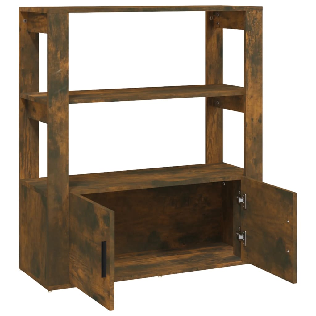 Komoda boja dimljenog hrasta 80x30x90 cm od konstruiranog drva