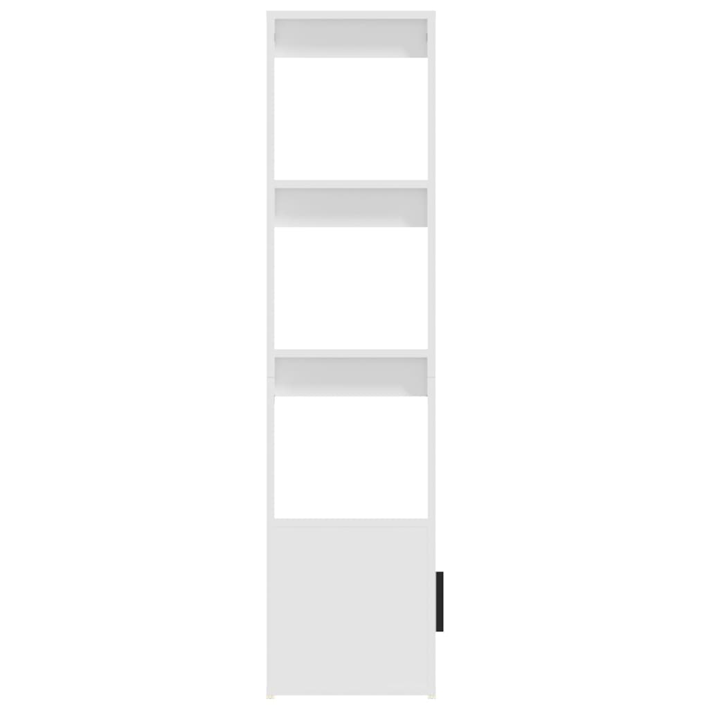 Komoda bijela 80 x 30 x 119,5 od konstruiranog drva