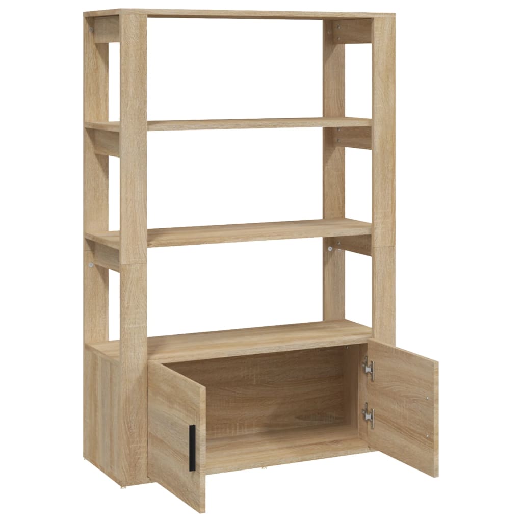 Komoda boja hrasta sonome 80x30x119,5 cm od konstruiranog drva