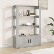 Komoda siva boja betona 80x30x119,5 cm od konstruiranog drva
