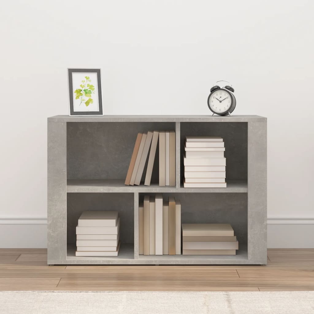 Komoda siva boja betona 80x30x54 cm od konstruiranog drva