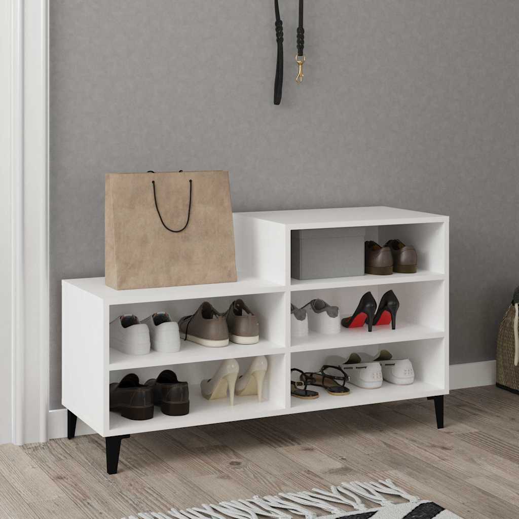 Ormarić za cipele bijeli 102 x 36 x 60 cm od konstruiranog drva