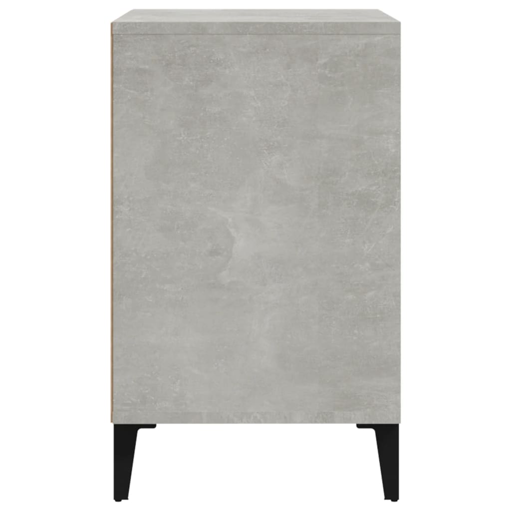 Ormarić za cipele boja betona 102x36x60 cm konstruirano drvo