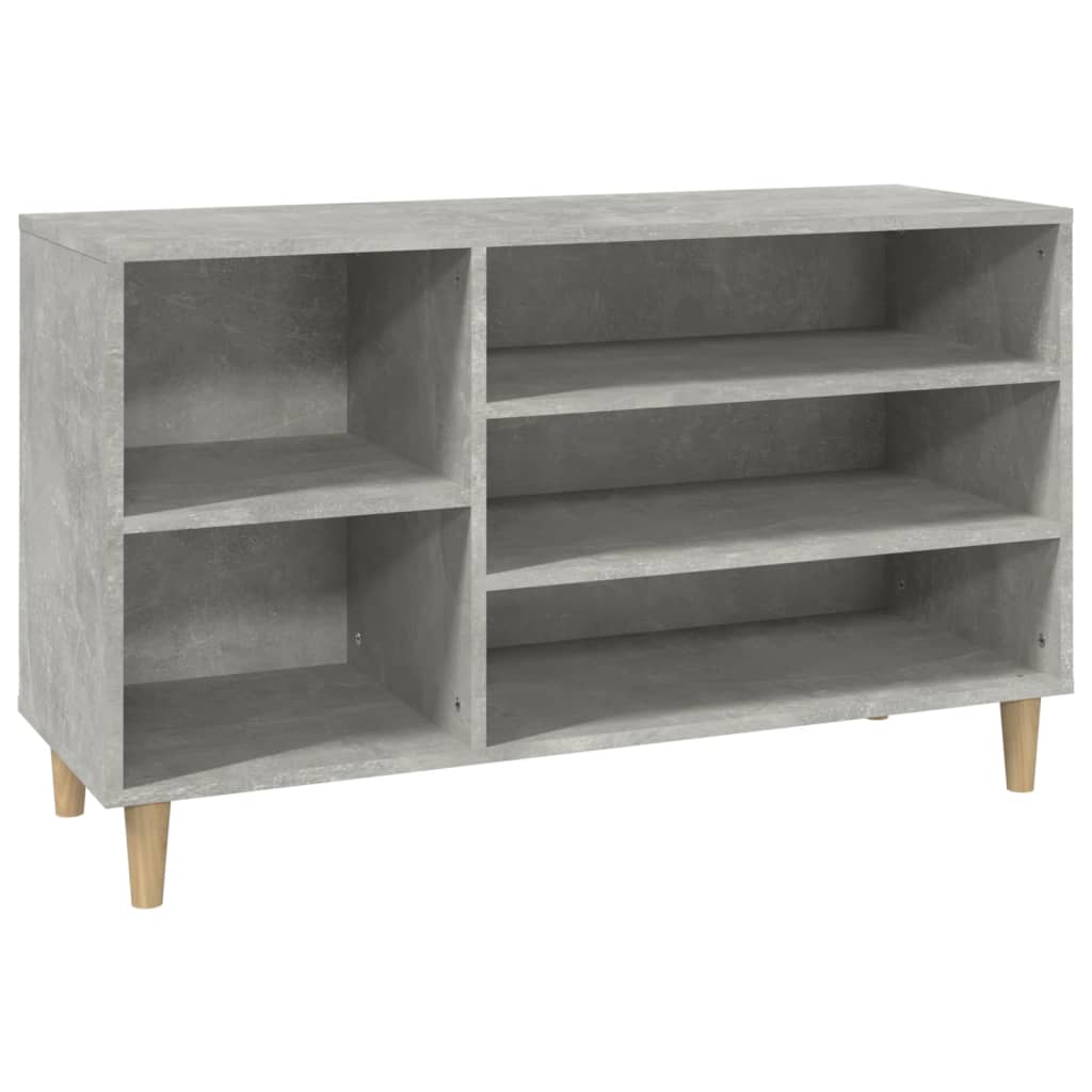Ormarić za cipele boja betona 102x36x60 cm konstruirano drvo