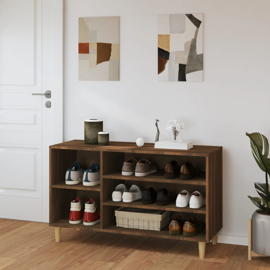 Ormarić za cipele boja hrasta 102x36x60 cm konstruirano drvo