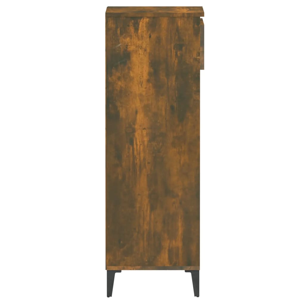 Stalak za cipele boja hrasta 40x36x105 cm konstruirano drvo