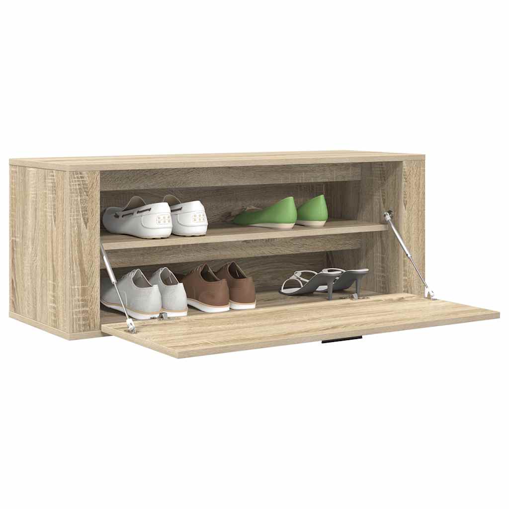 Ormarić za cipele boja hrasta 100x35x38 cm konstruirano drvo