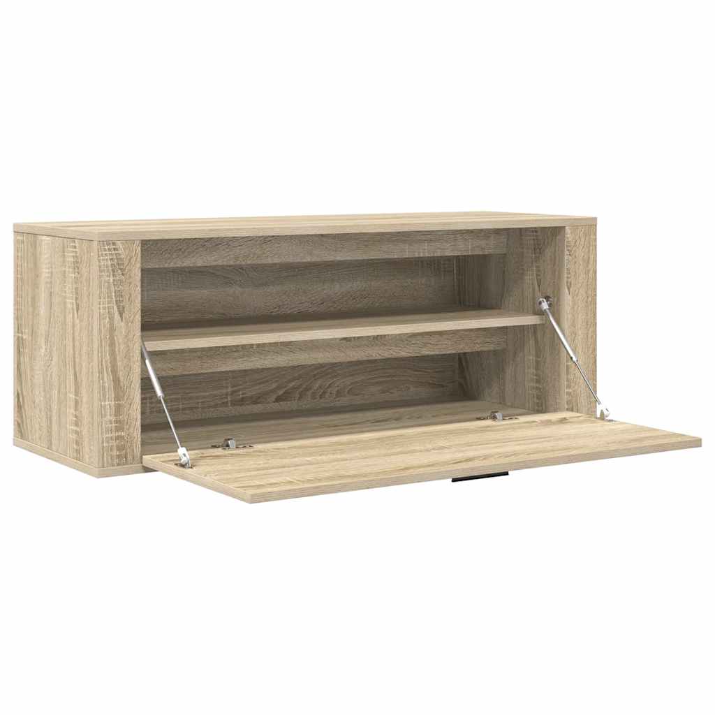 Ormarić za cipele boja hrasta 100x35x38 cm konstruirano drvo