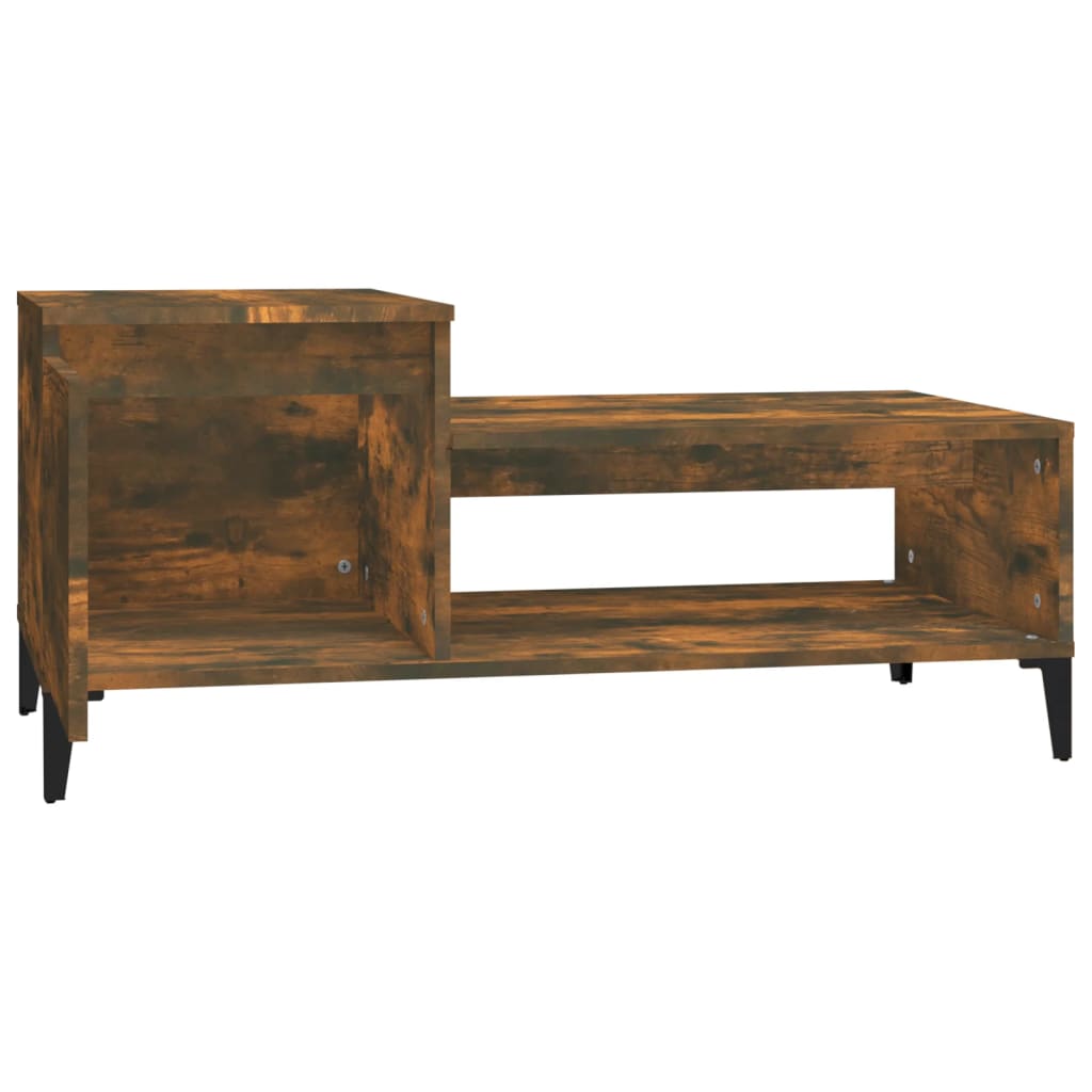 Stolić za kavu boja hrasta 100x50x45 cm konstruirano drvo