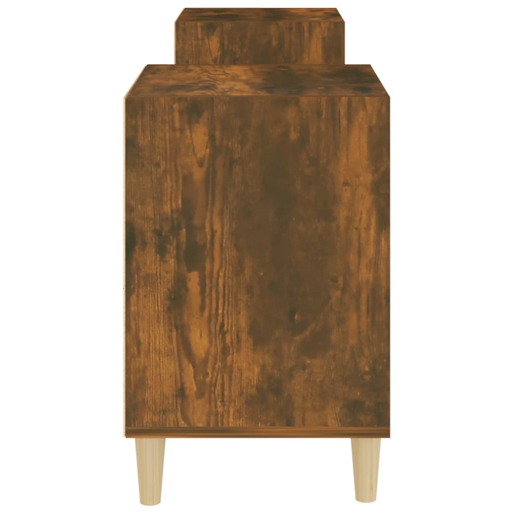 TV ormarić boja dimljenog hrasta 160x35x55 cm konstruirano drvo