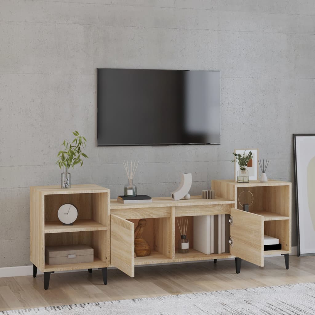 TV ormarić boja hrasta sonome 160x35x55 cm konstruirano drvo