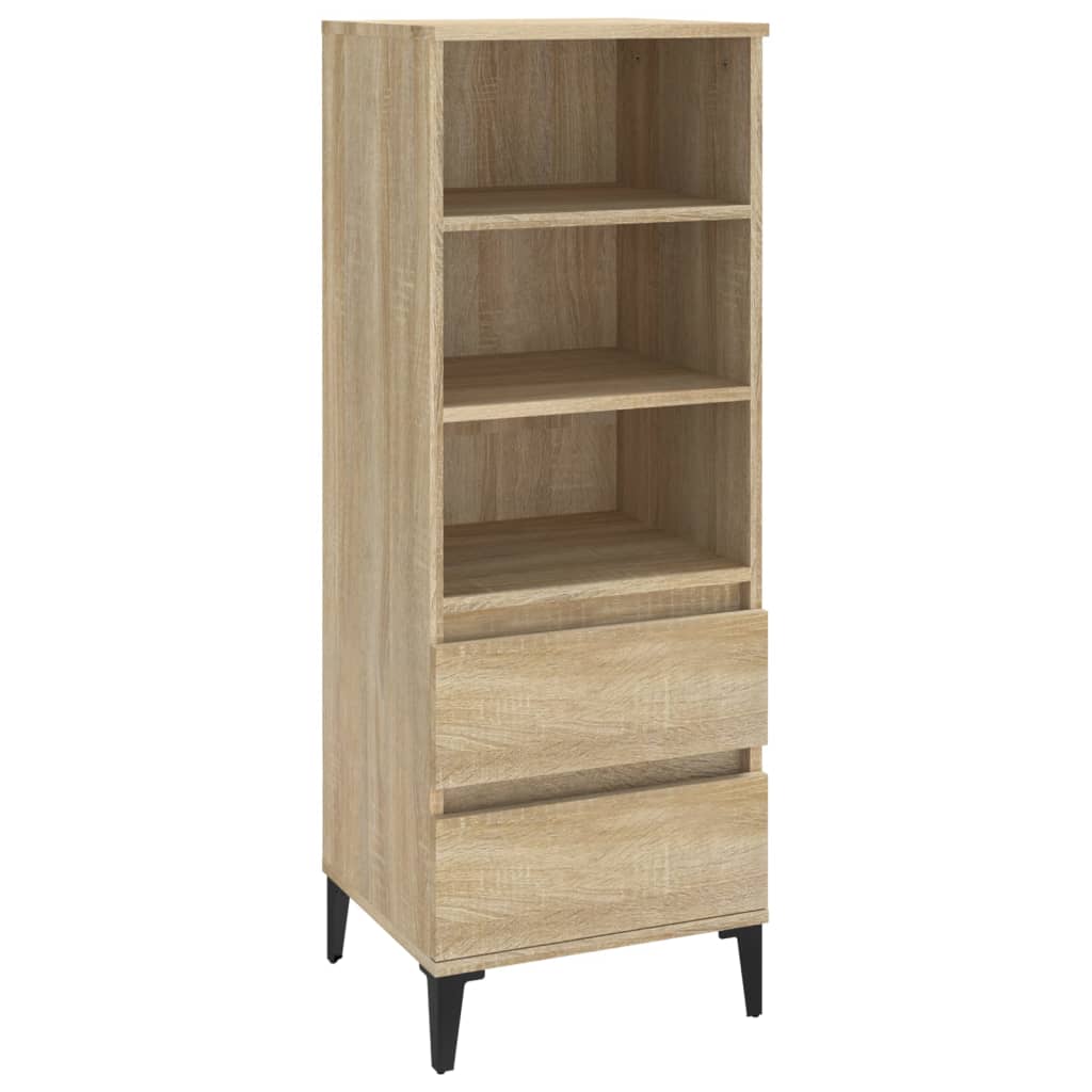 Visoka komoda hrasta sonome 40x36x110 cm od konstruiranog drva