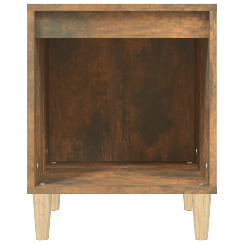Noćni ormarići 2 kom boja dimljenog hrasta 40x35x50 cm