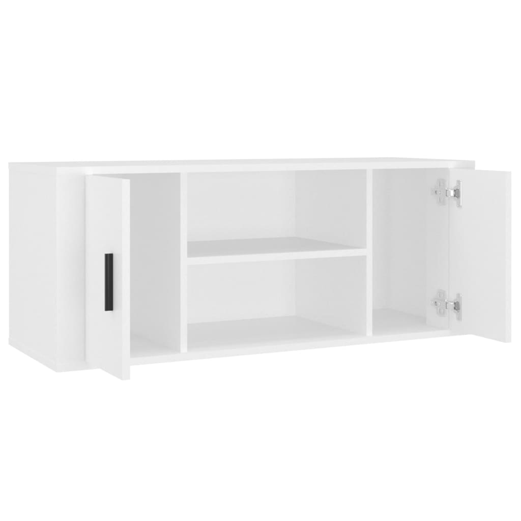 TV ormarić bijeli 100 x 35 x 40 cm od konstruiranog drva