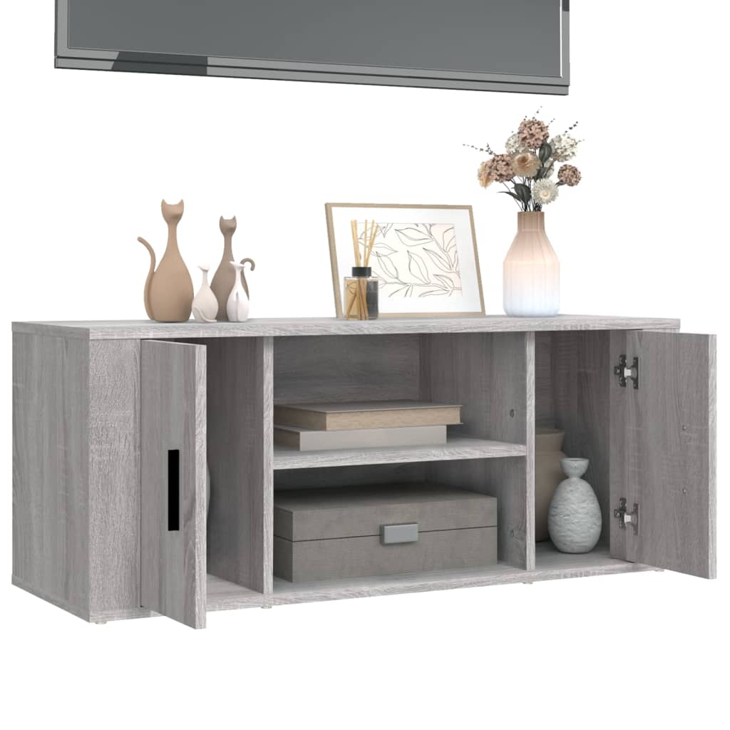 TV ormarić boja hrasta sonome 100x35x40 cm konstruirano drvo