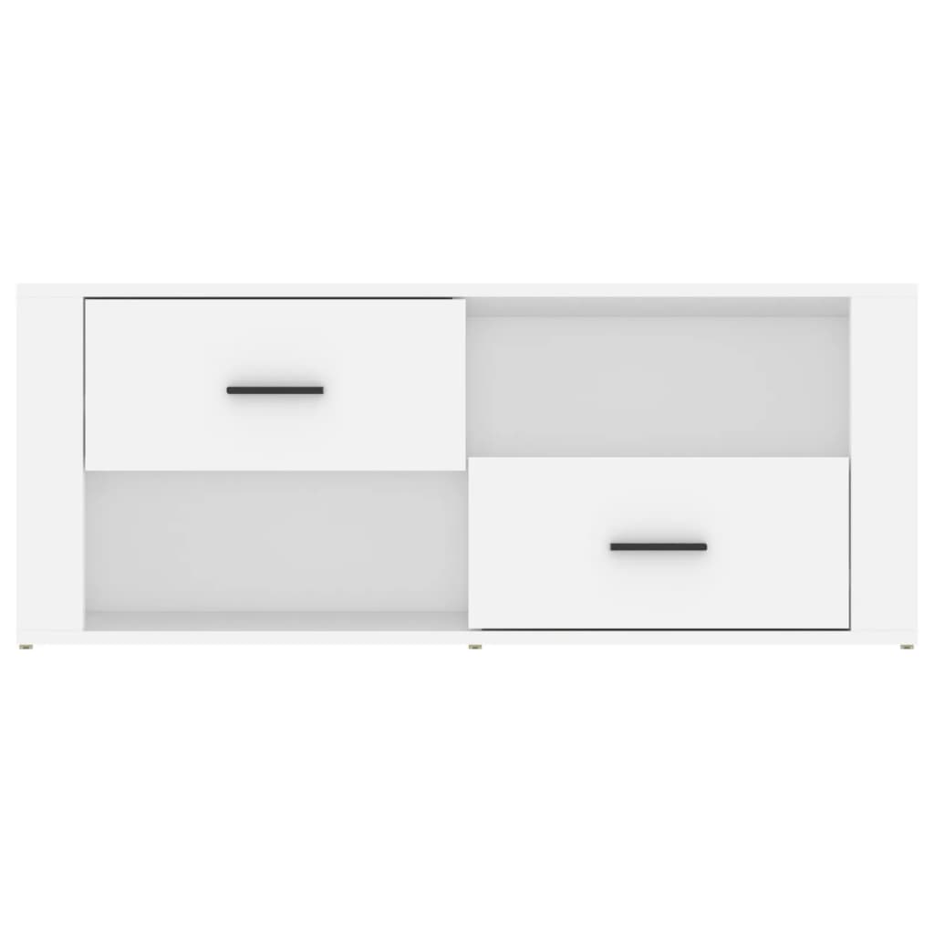 TV ormarić bijeli 100 x 35 x 40 cm od konstruiranog drva