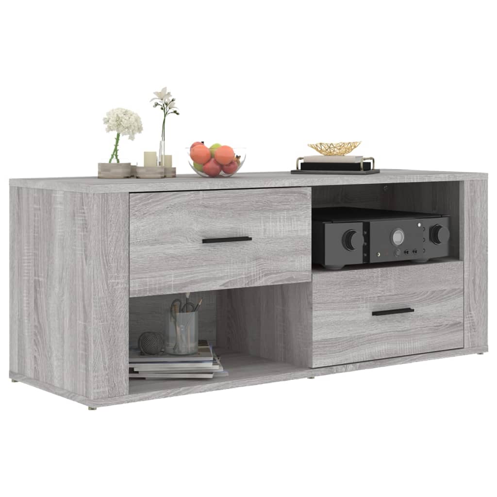 TV ormarić boja hrasta sonome 100x35x40 cm konstruirano drvo