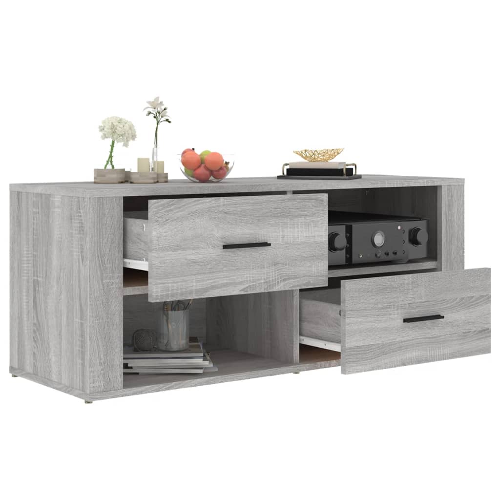 TV ormarić boja hrasta sonome 100x35x40 cm konstruirano drvo