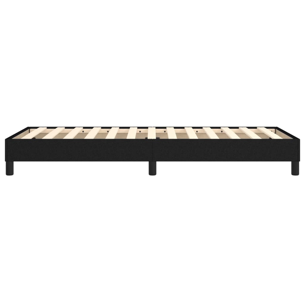 Okvir za krevet s oprugom crni 100x200 cm od tkanine