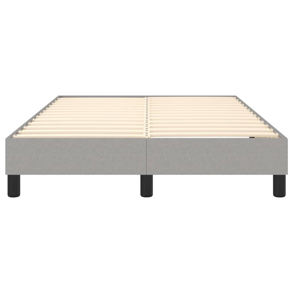 Okvir za krevet s oprugom svjetlosivi 120 x 200 cm od tkanine