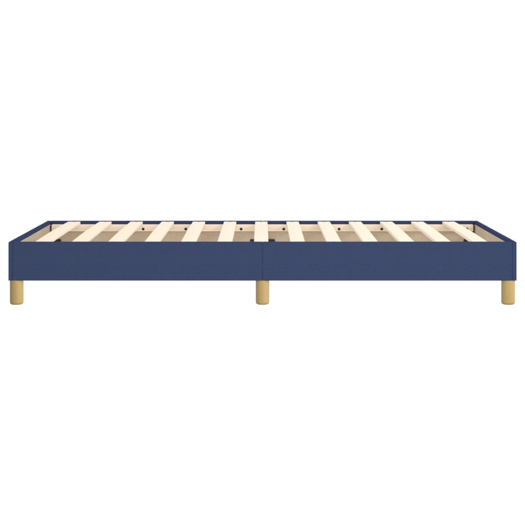 Okvir za krevet s oprugom plava 90x190cm od tkanine