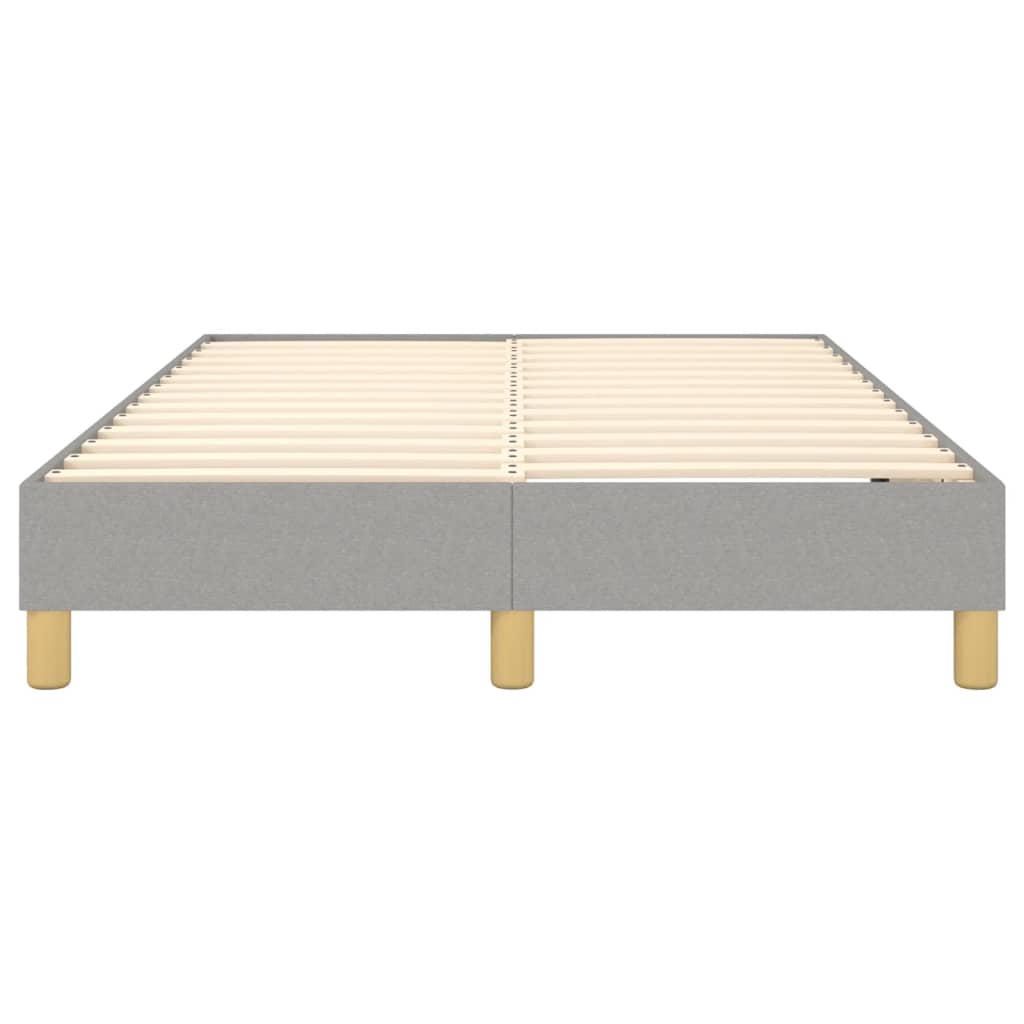 Okvir za krevet s oprugom svjetlosivi 120 x 200 cm od tkanine