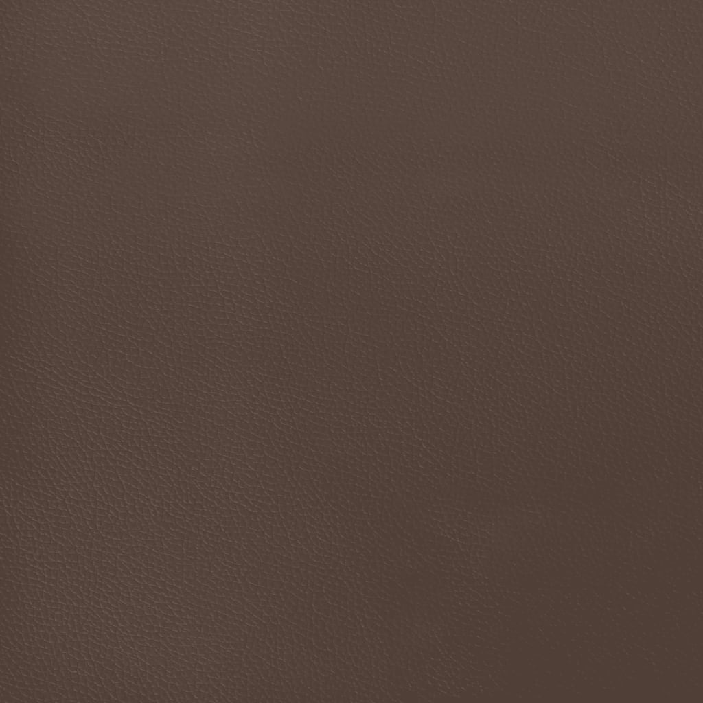 Okvir za krevet s oprugom smeđi 180x200 cm od umjetne kože