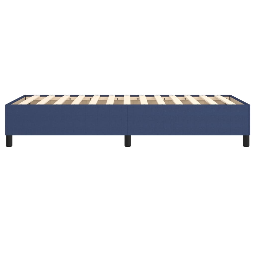 Okvir za krevet s oprugom plava 90x190cm od tkanine