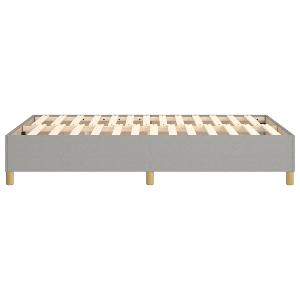 Okvir za krevet s oprugom svjetlosivi 120 x 200 cm od tkanine
