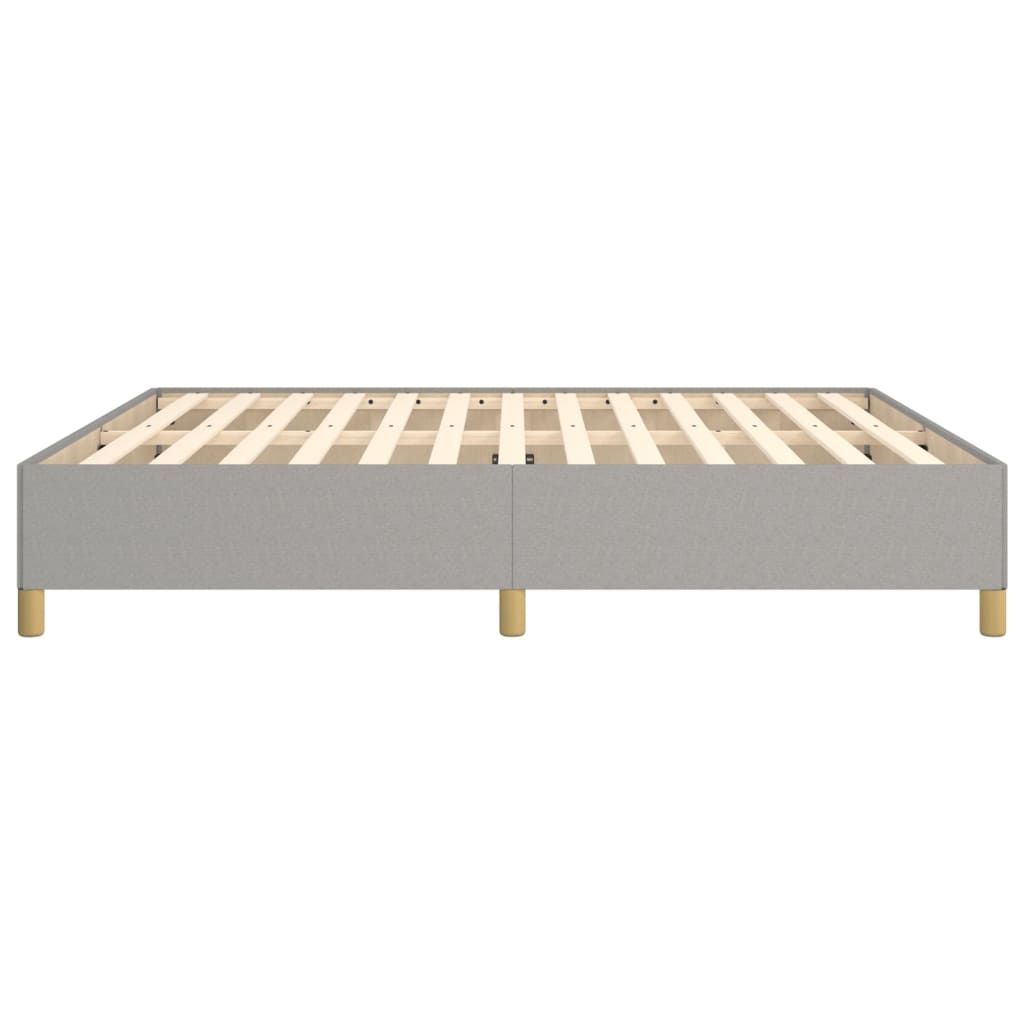 Okvir za krevet s oprugom svjetlosivi 180x200 cm od tkanine