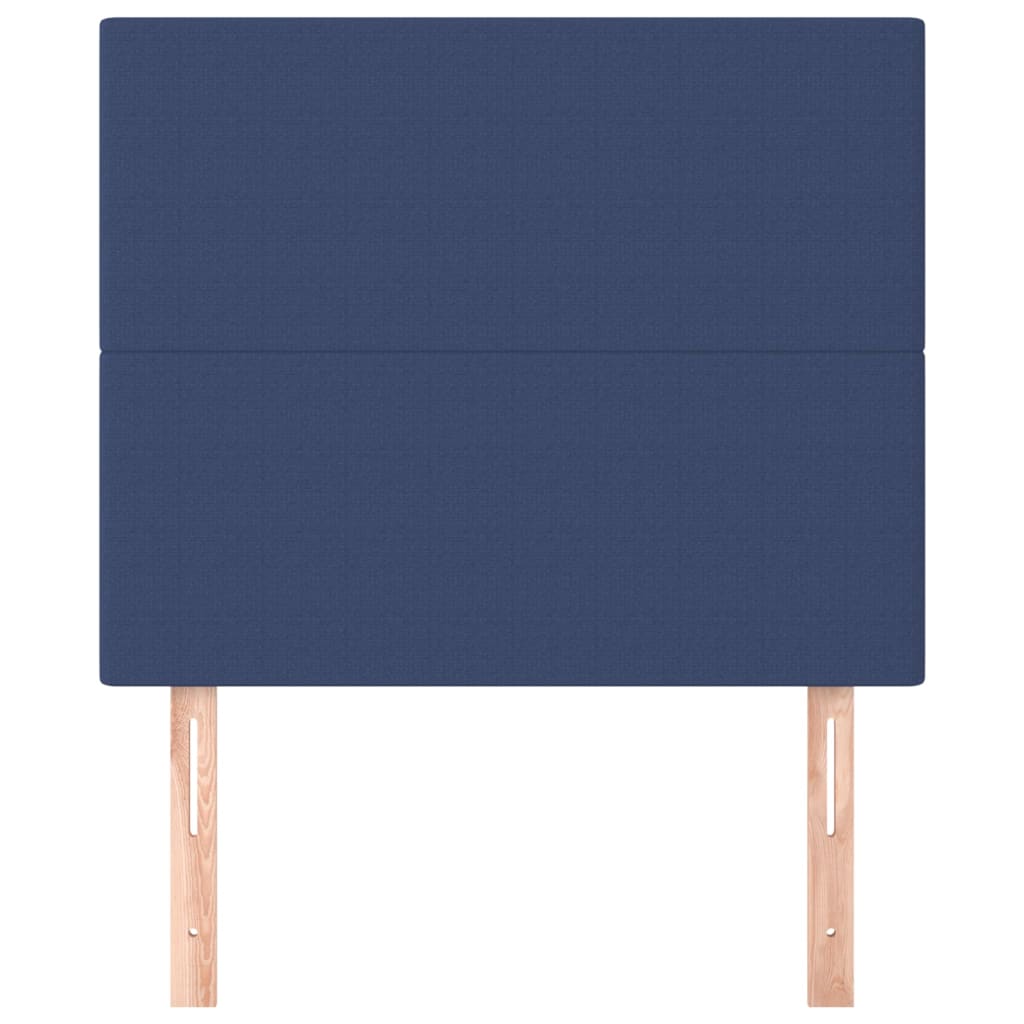 Uzglavlje plavo 90x5x118/128 cm tkanina