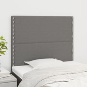 Uzglavlje tamno sivo 90x5x118/128 cm tkanina