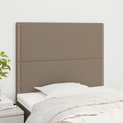 Uzglavlje boje taupe 90x5x118/128 cm tkanina