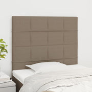 Uzglavlje boje taupe 100x5x118/128 cm tkanina