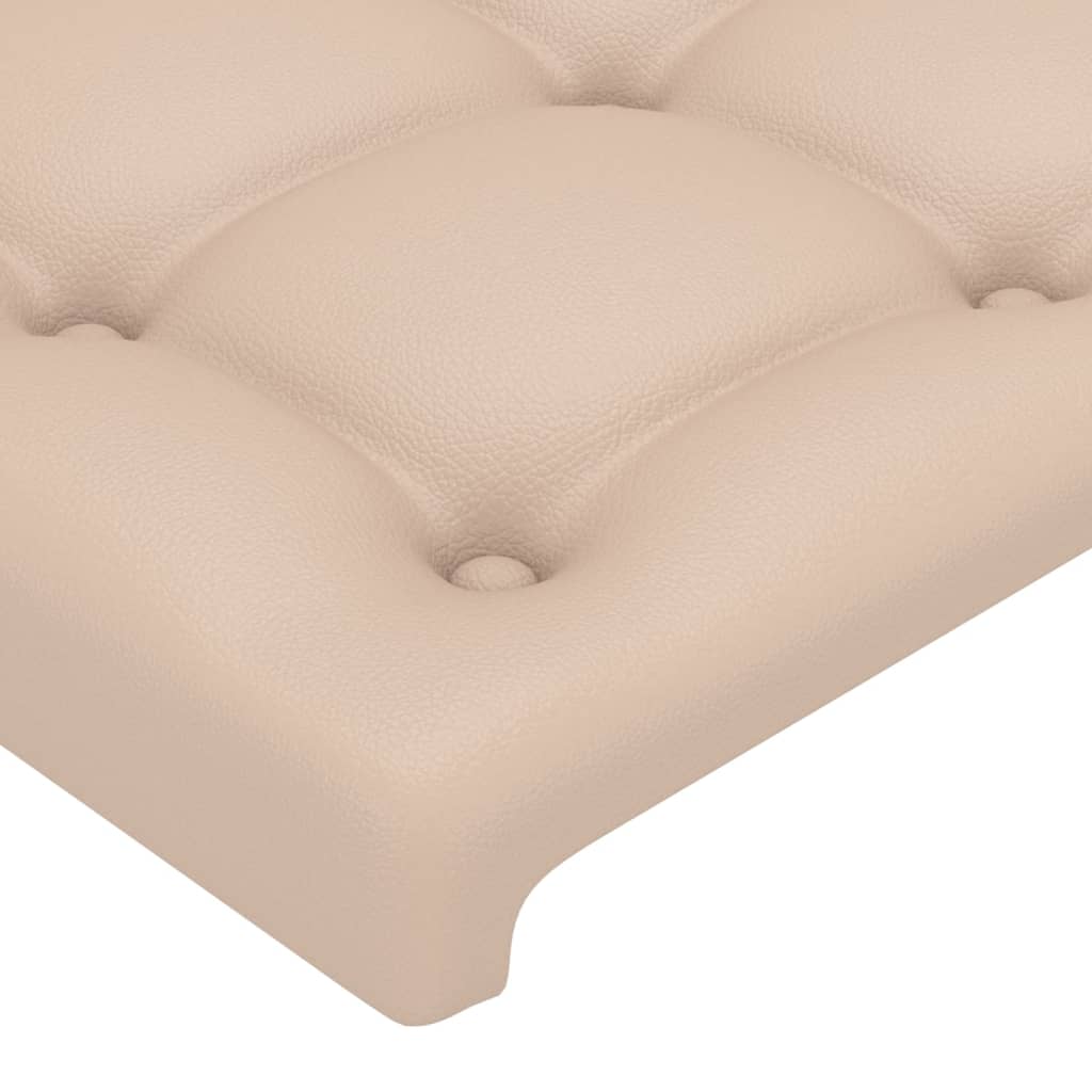 Uzglavlje Cappuccino 100x5x118/128 cm Imitacija kože