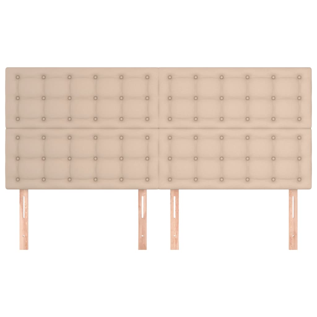 Uzglavlje Cappuccino 200x5x118/128 cm Imitacija kože